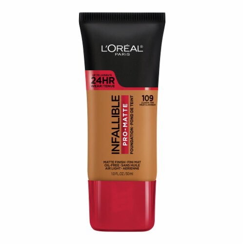 L'Oreal Paris Infallible Pro-Matte Foundation 109 Classic Tan Perspective: back