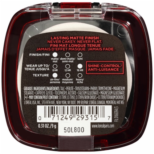L'Oreal Paris Infallible Pro-Matte Porcelain Powder Perspective: back