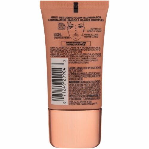 L'Oreal Paris True Match Lumi Golden Liquid Glow Illuminator Perspective: back