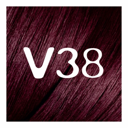 L'Oreal® Paris Feria® Power Violet V38 Intense Deep Violet Hair Color Perspective: back