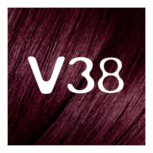 L'Oreal Paris Feria Permanent Hair Color High Intensity V38 Violet Noir Perspective: back