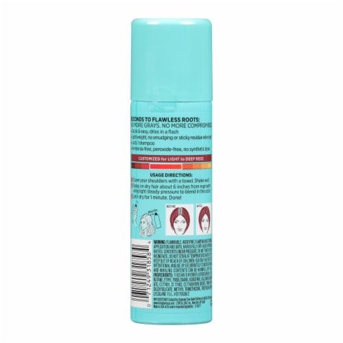 L'Oreal Paris Magic Root Cover Up Red Temporary Concealer Spray Perspective: back