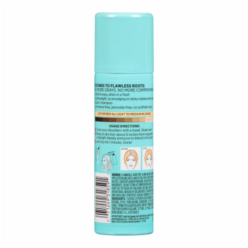 L'Oreal Paris Magic Root Cover Up Light to Medium Blonde Gray Concealer Spray Perspective: back