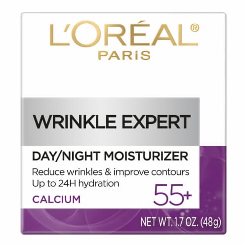 L'Oreal Paris Wrinkle Expert 55+ Face Moisturizer Anti-Aging formulated ...