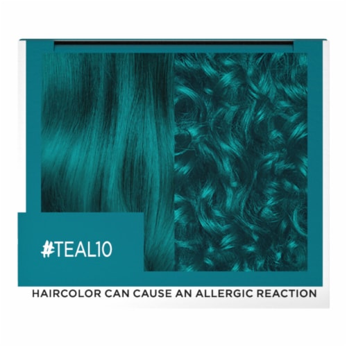 L'Oreal Paris Colorista Brunettes Semi-Permanent Teal Hair Color Perspective: back