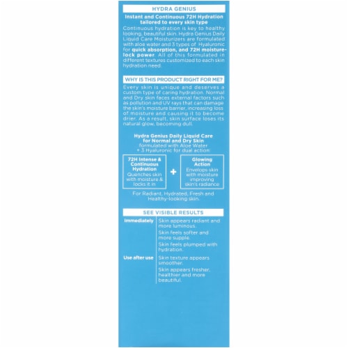 L'Oreal Paris Hydra Genius Daily Liquid Care Moisturizer Perspective: back