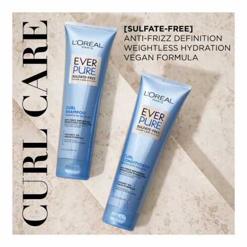 L'Oreal Paris Hair Expert EverCurl Sulfate-Free Hydracharge Shampoo Perspective: back