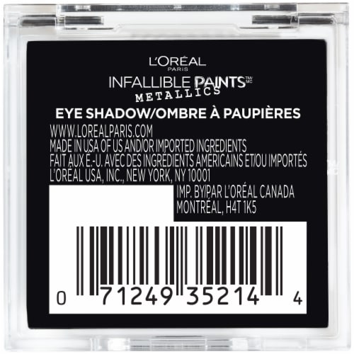 L'Oreal Paris Infallible Paints Metallics Riche Eye Shadow - 406 Violet Luster Perspective: back