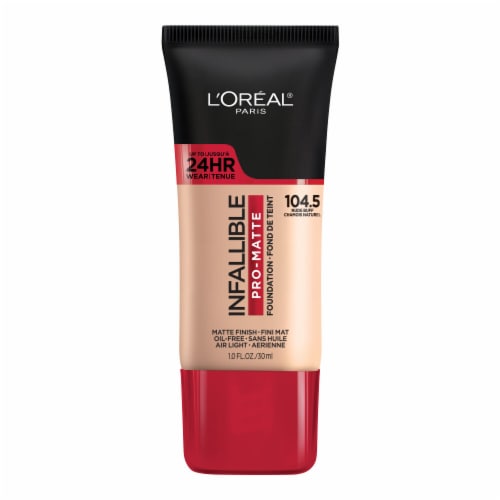 L'Oreal Paris Infallible Pro-Matte Foundation 104.5 Nude Buff Perspective: back
