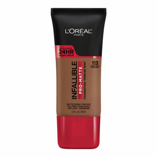 L'Oreal Paris Infallible Pro-Matte Foundation 113 Brown Suede Perspective: back