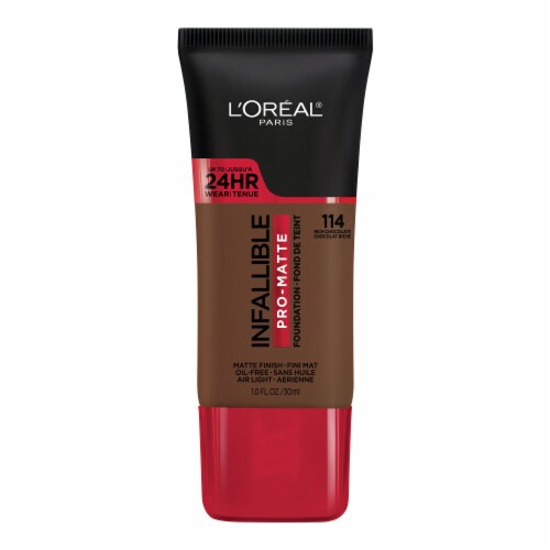 L'Oreal Paris Infallible Pro-Matte Foundation 114 Rich Chocolate Perspective: back