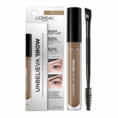 L'Oreal Paris Unbelieva Brow Tinted Brow Gel Longwear Waterproof 560 Blonde Perspective: back