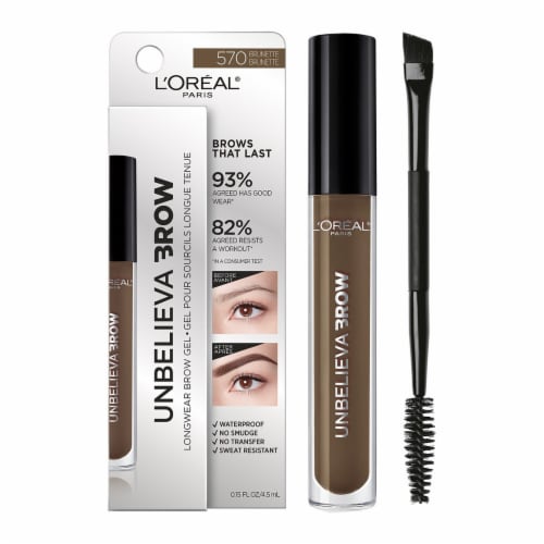 L'Oreal Paris Unbelieva Brow Tinted Brow Gel Longwear Waterproof 570 Brunette Perspective: back