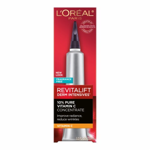 L'Oreal Paris Revitalift Derm Intensives Vitamin C Serum Paraben Free Perspective: back