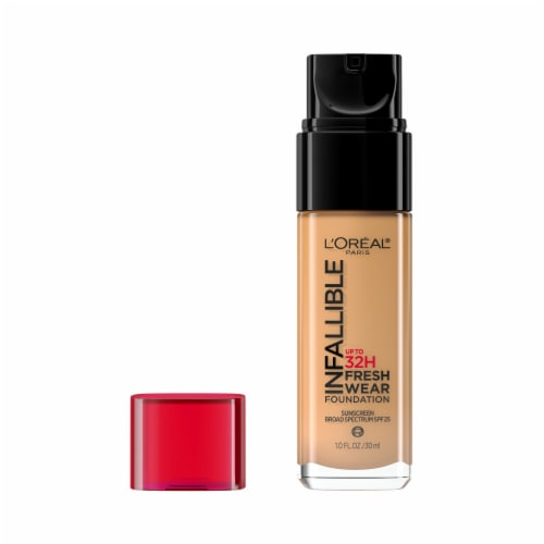 L'Oreal Paris Infallible Foundation 24 Hour Fresh Wear Lightweight 475 Sun  Beige, 1.0 fl oz - Mariano's