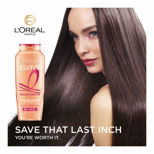 L'Oreal Paris Elvive Dream Lengths Shampoo for Long, Damaged Hair Perspective: back