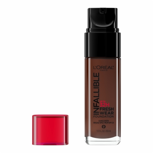 L'Oreal Paris Infallible Foundation 32 Hour Fresh Wear Lightweight 535 Espresso Perspective: back