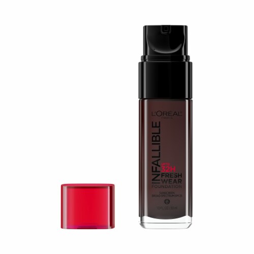 L'Oreal Paris Infallible Foundation 32 Hour Fresh Wear Lightweight 545 Ebony Perspective: back