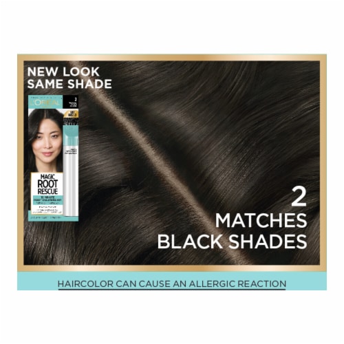 L'Oreal Paris Magic Root Rescue 2 Black Root Hair Coloring Kit Perspective: back
