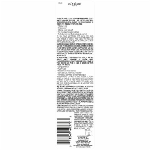 L'Oreal Paris Makeup Matte Signature Liquid Dip Eyeliner 720 Greige Perspective: back