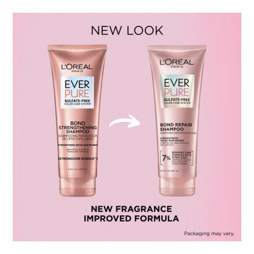 L'Oreal Paris EverPure Bond Repair Shampoo Perspective: back