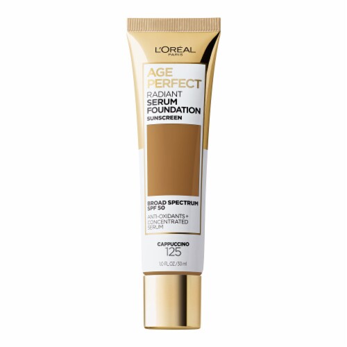 L'Oreal Paris Radiant Serum Foundation with SPF 50 125 Cappuccino Perspective: back