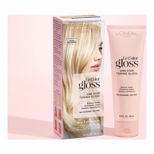 L'Oreal Paris Le Color Gloss One Step Toning Gloss Cool Blonde Perspective: back