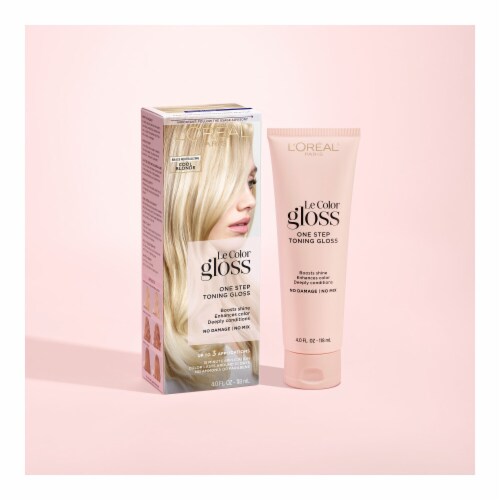 L'Oreal Paris Le Color Gloss One Step Toning Gloss Cool Blonde Perspective: back