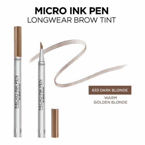 L'Oreal Paris Brow Stylist Micro Ink Pen 633 Dark Blonde Perspective: back