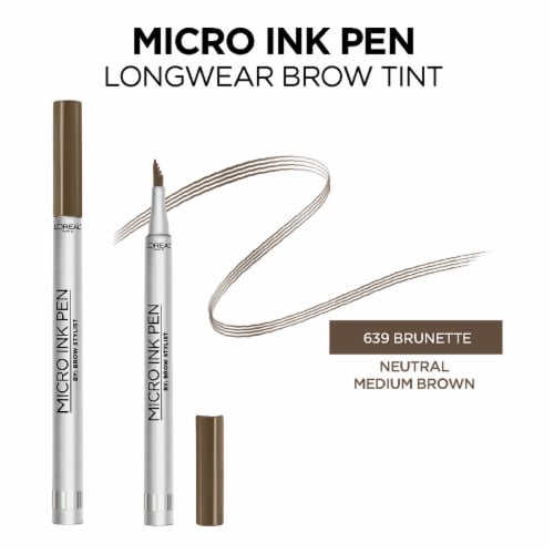 L'Oreal Paris Brow Stylist Micro Ink Pen 639 Brunette Perspective: back