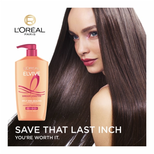 L'Oreal Paris Elvive Dream Lengths Shampoo for Long, Damaged Hair Perspective: back