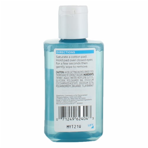 L'Oreal Paris Dermo-Expertise Eye Makeup Remover Perspective: back