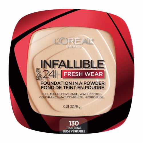 L'Oreal Paris Infallible 130 True Beige Powder Foundation Perspective: back
