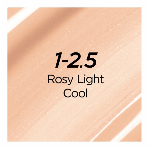 L'Oreal Paris True Match Hyaluronic Tinted Serum Foundation 1-2.5 Rosy Light Perspective: back