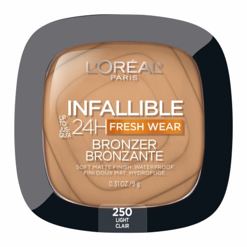 L'Oreal Paris Infallible Bronzer Fresh Wear Soft Matte 250 Light Perspective: back