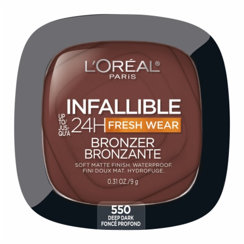 L'Oreal Paris Infallible Bronzer Fresh Wear Soft Matte 550 Deep Dark Perspective: back