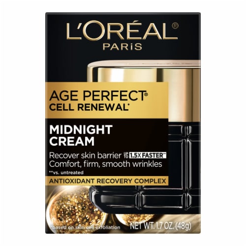 L'OREAL PARiS Age Perfect Cell Renewal Midnight Serum 0.5 Fl Oz Trial Size  NEW