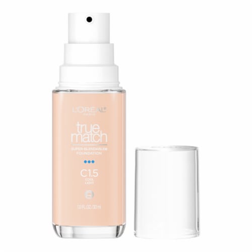 L'Oreal Paris True Match Liquid Foundation with Medium Coverage Super Blendable C1.5 Perspective: back