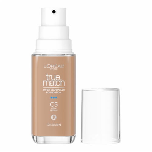 L'Oreal Paris True Match Liquid Foundation with Medium Coverage Super Blendable C5 Perspective: back