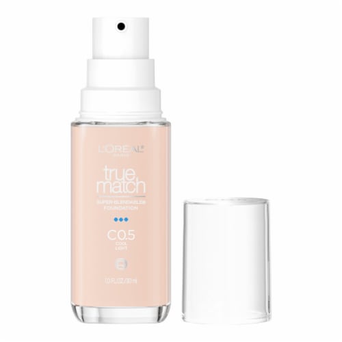 L'Oreal Paris True Match Liquid Foundation with Medium Coverage Super Blendable C0.5 Perspective: back