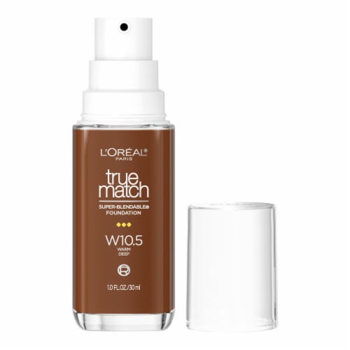 L'Oreal Paris True Match Liquid Foundation with Medium Coverage Super Blendable W10.5 Perspective: back