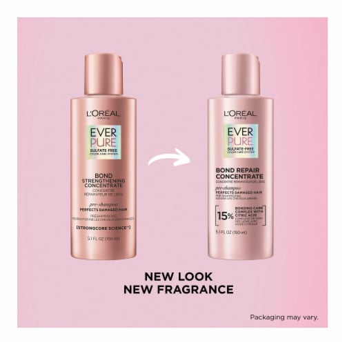 L'Oreal Paris EverPure Bond Repair Pre-Shampoo Concentrate Sulfate Free for Color Treated Hair Perspective: back