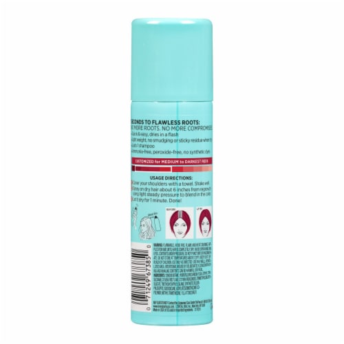 L'Oreal Paris Magic Root Cover Up Temporary Concealer Spray Bright Red Perspective: back