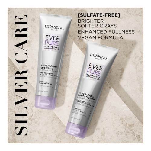 L'Oreal Paris EverPure Silver Care Shampoo Perspective: back