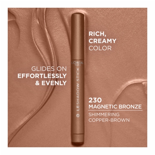 L'Oreal Paris Paradise Le Shadow Stick Eyeshadow Blendable 230 Magnetic Bronze Perspective: back