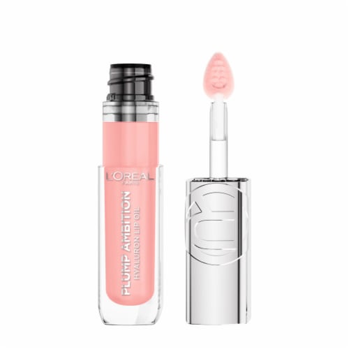 L'Oreal Paris Plump Ambition Lip Oil with Hyaluronic Acid 201 Milky Nu Perspective: back