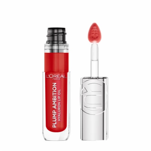 L'Oreal Paris Plump Ambition Lip Oil with Hyaluronic Acid 380 Rouge In Love Perspective: back