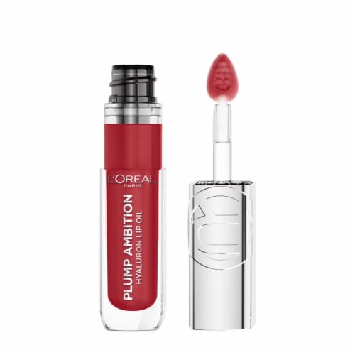 L'Oreal Paris Plump Ambition Lip Oil with Hyaluronic Acid 390 Cherry Cherie Perspective: back