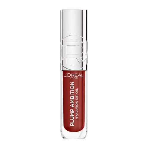 L'Oreal Paris Plump Ambition Lip Oil with Hyaluronic Acid 485 Wine O'Clock Perspective: back