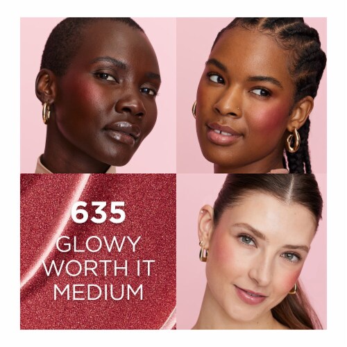 L'Oreal Paris Lumi Le Liquid Blush 635 Glowy Worth It Medium Perspective: back